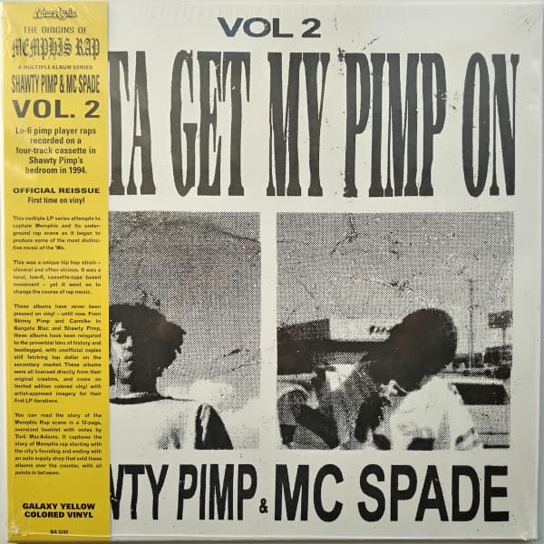 SHAWTY PIMP & MC SPADE - GOTTA GET MY PIMP ON VOL. 2 (GALAXY YELLOW)