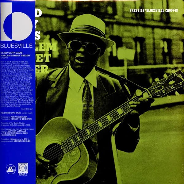 DAVIS, BLIND GARY - HARLEM STREET SINGER