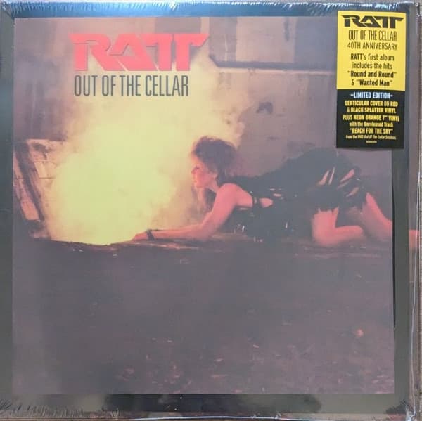 RATT - OUT OF THE CELLAR (40TH ANNIVERSARY) (BLK) (COLV)