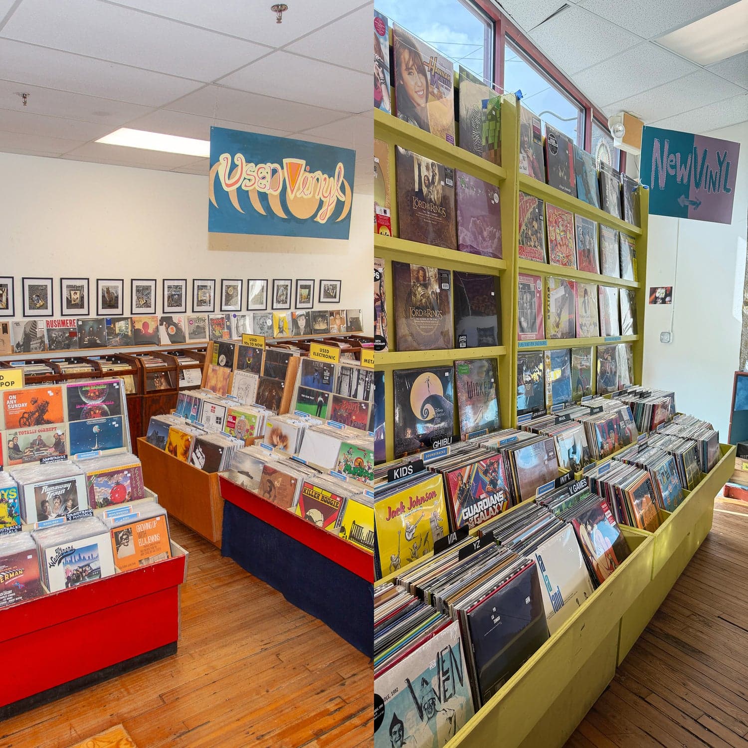 New & Used Vinyl/CDs