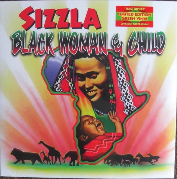 SIZZLA - BLACK WOMAN & CHILD (GREEN)