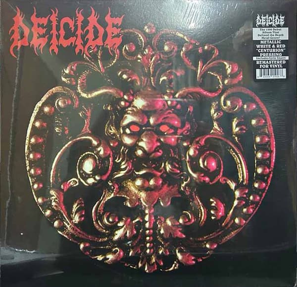 DEICIDE - DEICIDE (METALLIC WHITE & RED)