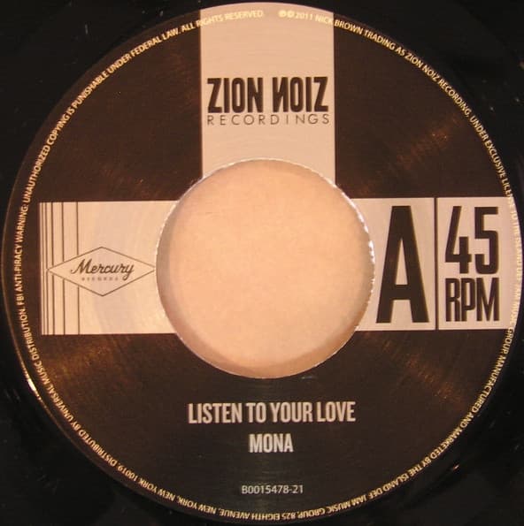 MONA - LISTEN TO YOUR LOVE / ALL THIS TIME