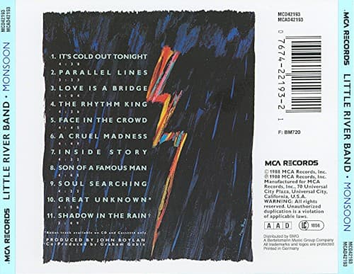 LITTLE RIVER BAND - MONSOON