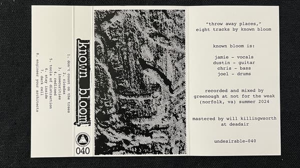 KNOWN BLOOM - THROW-AWAY PLACES
