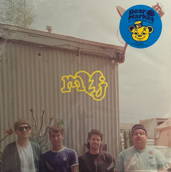 MOM JEANS - BEAR MARKET (BLUE YELLOW BLUE)