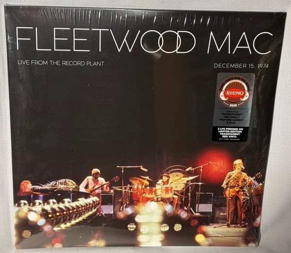 FLEETWOOD MAC - LIVE FROM THE RECORD PLANT (RED, SYEOR)