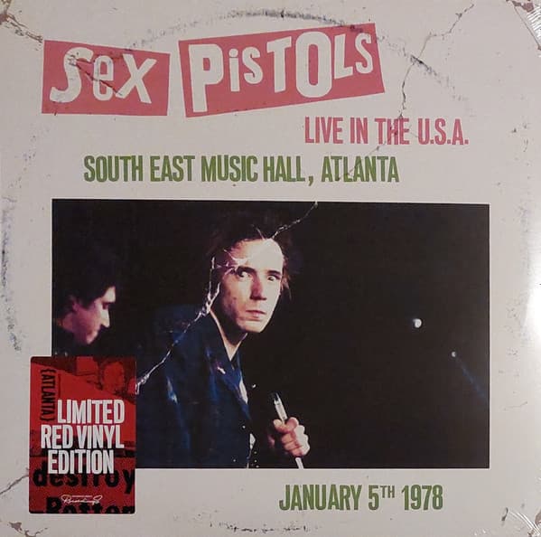 SEX PISTOLS - LIVE IN THE USA 1978, ATLANTA (COLV) (RED)