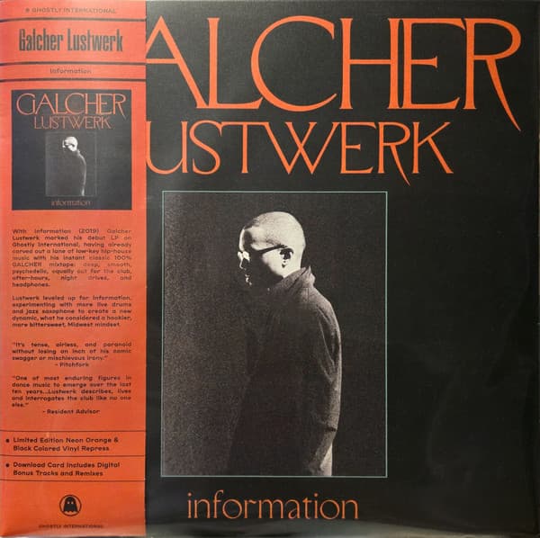 LUSTWERK, GALCHER - INFORMATION (NEON ORANGE & BLACK)