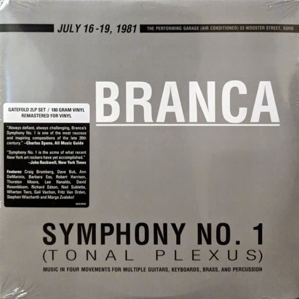 BRANCA,GLENN - SYMPHONY NO. 1 (TONAL PLEXUS)