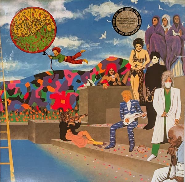 PRINCE - AROUND THE WORLD IN A DAY (WHITE/BLUE MARBLE)