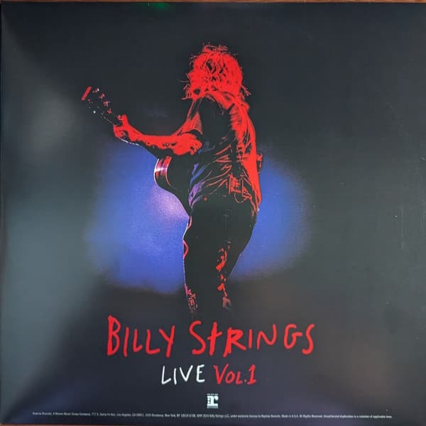 STRINGS, BILLY - BILLY STRINGS LIVE, VOL. 1 (INDIE TRANSLUCENT BLUE)