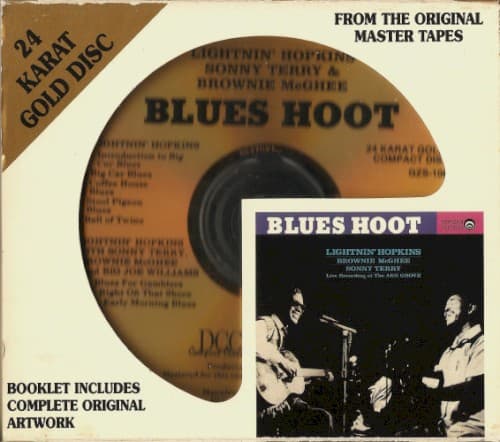 HOPKINS, LIGHTNIN', SONNY TERRY & BROWNIE MCGHEE - BLUES HOOT (DCC GOLD DISC)