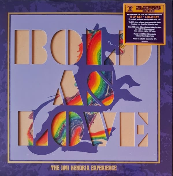 HENDRIX, JIMI EXPERIENCE - BOLD AS LOVE: THE AXIS: BOLD AS LOVE SESSIONS (5LP/BLURAY)