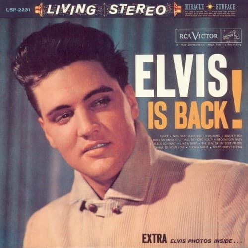 PRESLEY, ELVIS - ELVIS IS BACK! (DCC GOLD DISC)