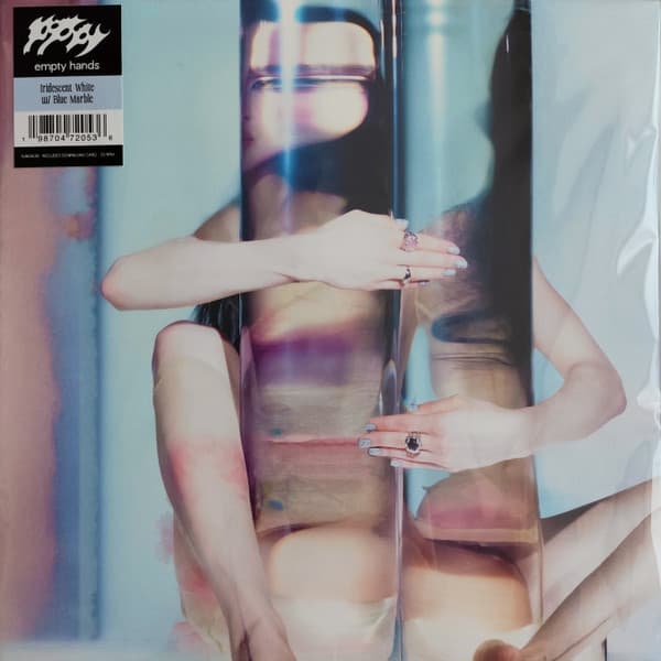POPPY - EMPTY HANDS (IRIDESCENT WHITE W/ BLUE MARBLE)