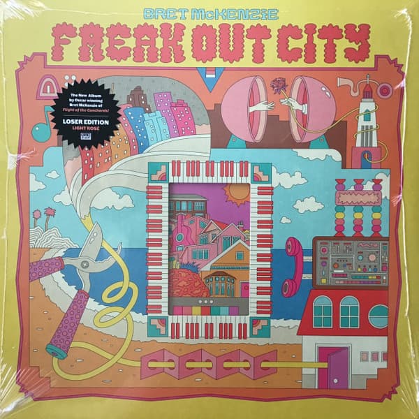 MCKENZIE,BRET - FREAK OUT CITY - GLACIAL BLUE (BLUE) (COLV)