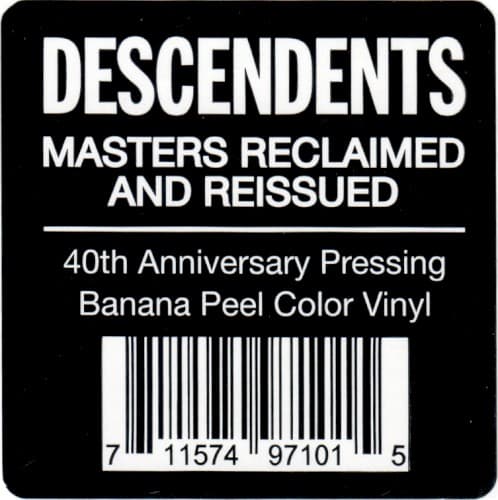 DESCENDENTS - I DON'T WANT TO GROW UP (BANANA PEEL, 40TH ANN'Y)