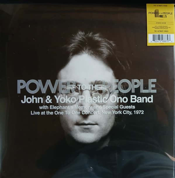 LENNON,JOHN / ONO,YOKO / PLASTIC ONO BAND - POWER TO THE PEOPLE: LIVE AT ONE TO ONE CONCERT