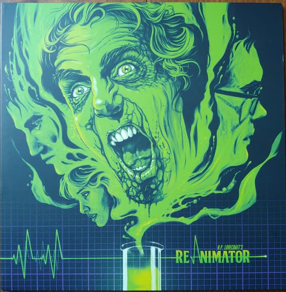 BAND,RICHARD / SCORE - RE-ANIMATOR (NEON GREEN & BLACK SWIRL)