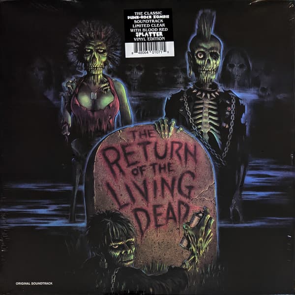 VARIOUS ARTISTS - RETURN OF THE LIVING DEAD (CLEAR W/ BLOOD RED SPLATTER)