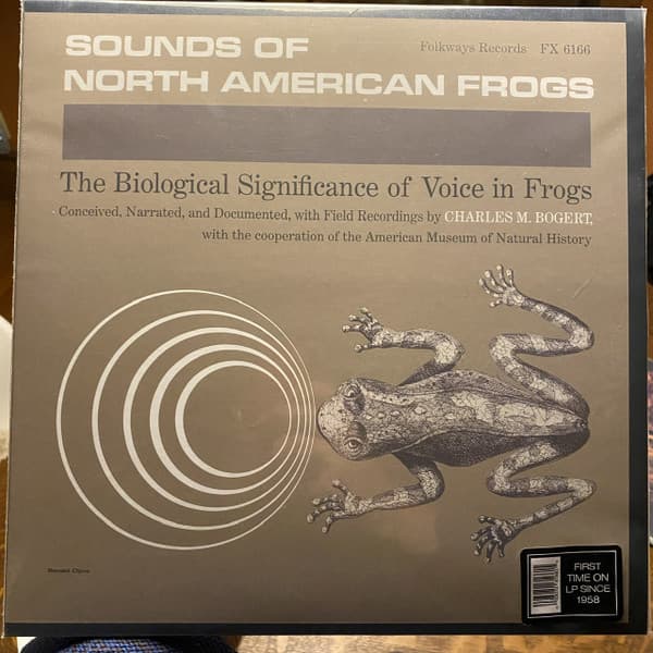 BOGERT, CHARLES M. - SOUNDS OF NORTH AMERICAN FROGS
