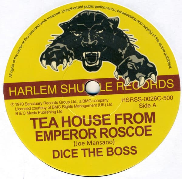 DICE THE BOSS - TEA HOUSE FROM EMPEROR ROSCOE / BRIXTON CAT (LTD)