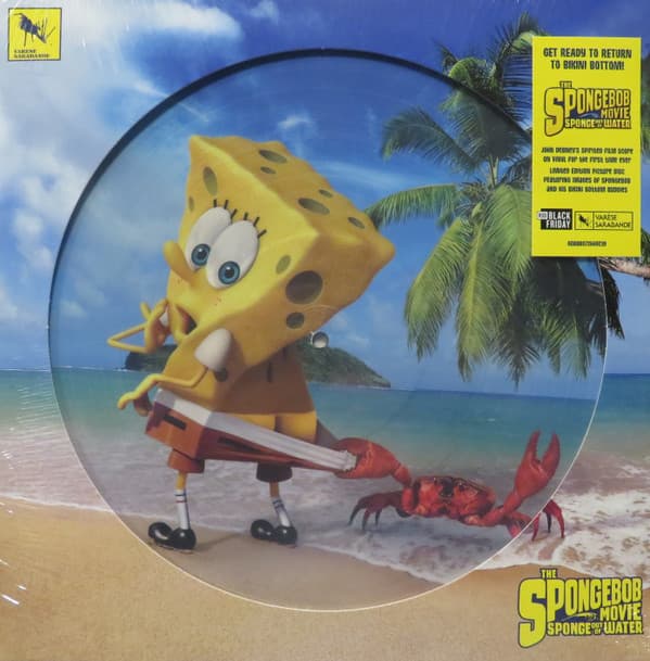 DEBNEY, JOHN / SOUNDTRACK - THE SPONGEBOB MOVIE: SPONGE OUT OF WATER (PIC DISC)