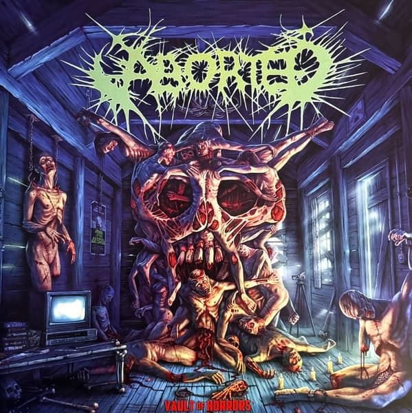 ABORTED - VAULT OF HORRORS (PURPLE/BLACK SPLIT)