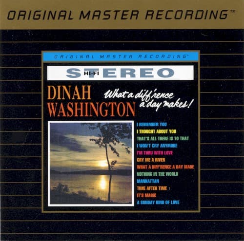 WASHINGTON, DINAH - WHAT A DIFF'RENCE A DAY MAKES! (MFSL)